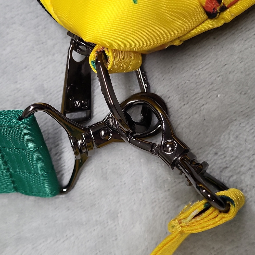 NWOT Lug Flare 2 Crossbody Bag 🌼 with Two Strap Choices ~ Bouquet Yellow" - Picture 13 of 16